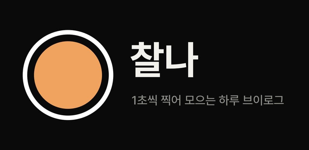 찰나, 1초씩 찍어 모으는 하루 브이로그